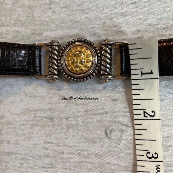 Brighton museum collection sun leather belt *shop@iamwarrior - Picture 3 of 8